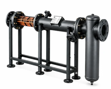 SANPAR water-cooled shell & tube after cooler unit